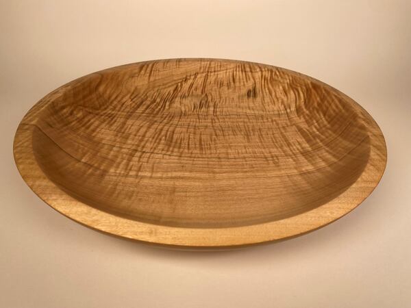 Woodturner Ben Balzer often uses woods native to North Georgia like the tulip poplar of this bowl.