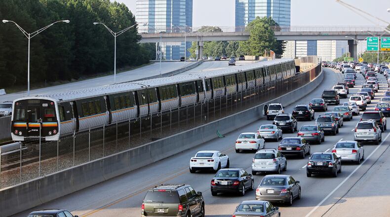 Sandy Springs has set a Nov. 14 public information open house on transit alternatives in the Mount Vernon Highway Corridor, from downtown to the MARTA station in Perimeter Center. AJC FILE