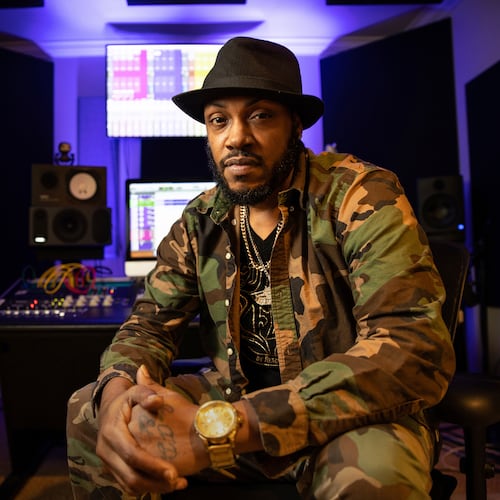 FILE - Rapper Mystikal poses for a portrait in Baton Rouge, La., Jan. 22, 2021. (AP Photo/Rusty Costanza, File)