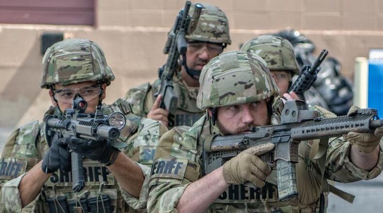 Lawrenceville Police will use asset forfeiture funds to purchase ballistic body armor, helmets and a ballistic shield. Courtesy Armis/Paraclete