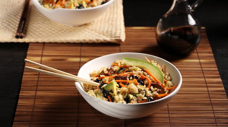 Rice vinegar, sesame oil adn miso paste give tofu a lot of flavor to soak up. (Abel Uribe/Chicago Tribune/TNS)