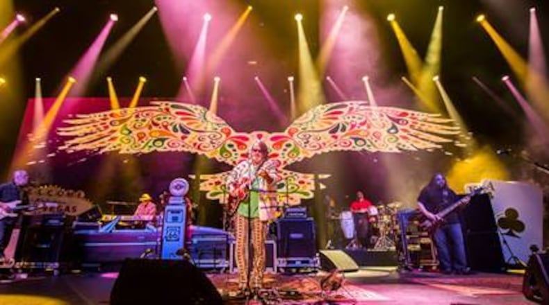 John  "JB"  Bell, founder and lead singer of Widespread Panic, stands front and center. Photo: Joshua Timmermans