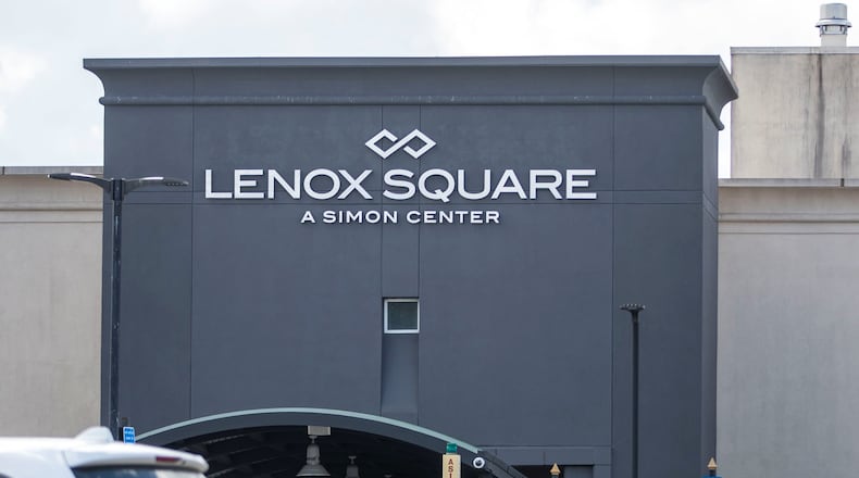 09/21/2021 — Atlanta, Georgia — The exterior of Lenox Square Mall in Atlanta, Tuesday, September 21, 2021.