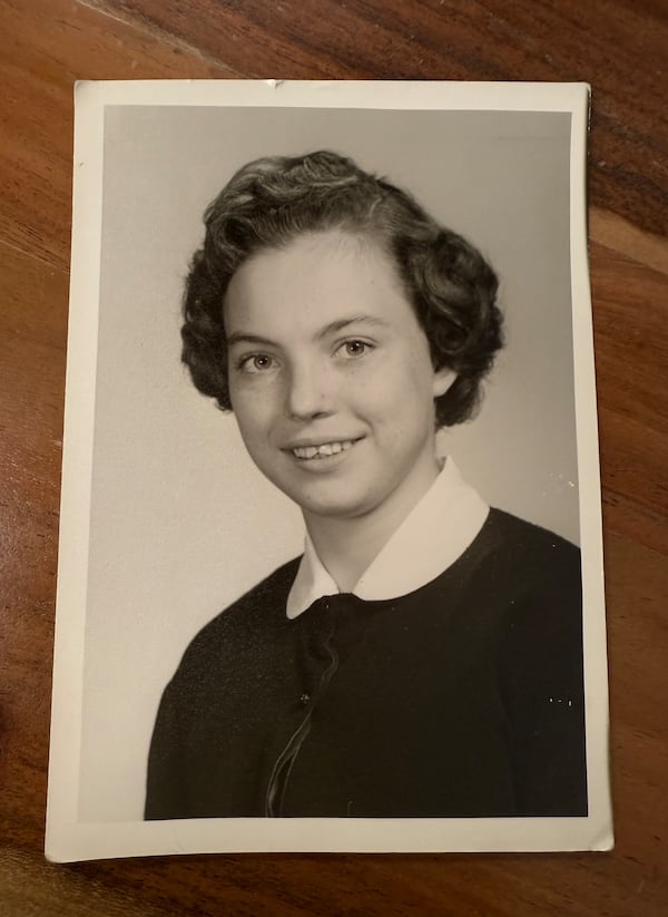 At 14 years old, Marie George Myers was a go-getter, delivering the Atlanta Journal every day after school. (Courtesy of Marie George Myers)