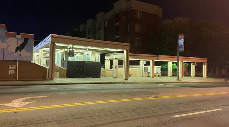 According to Atlanta police, a man was fatally shot Sunday when a dispute at the Ashby MARTA station on Joseph E. Lowery Boulevard escalated to gunfire.