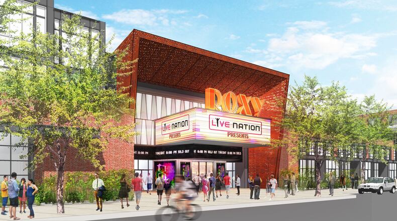 The Atlanta Braves and Live Nation announced a partnership on a new entertainment venue at SunTrust Park that will be known as the Roxy Theatre. Source: Atlanta Braves