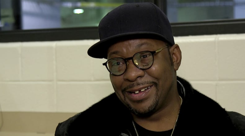 March 21, 2018 Gwinnett - R&B artist Bobby Brown takes a break from his duties as executive producer of BET's "The Bobby Brown Story" to talk about the upcoming show. Brown's tumultuous life will be chronicled over two nights for BET. Brown himself executive produced it. RYON HORNE/RHORN@AJC.COM