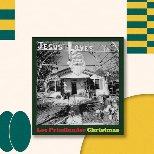 "Lee Friedlander Christmas" documents the holiday season across America, particularly the scenes found on semi-derelict stretches of landscape.
(Courtesy of Eakins Press Foundation)