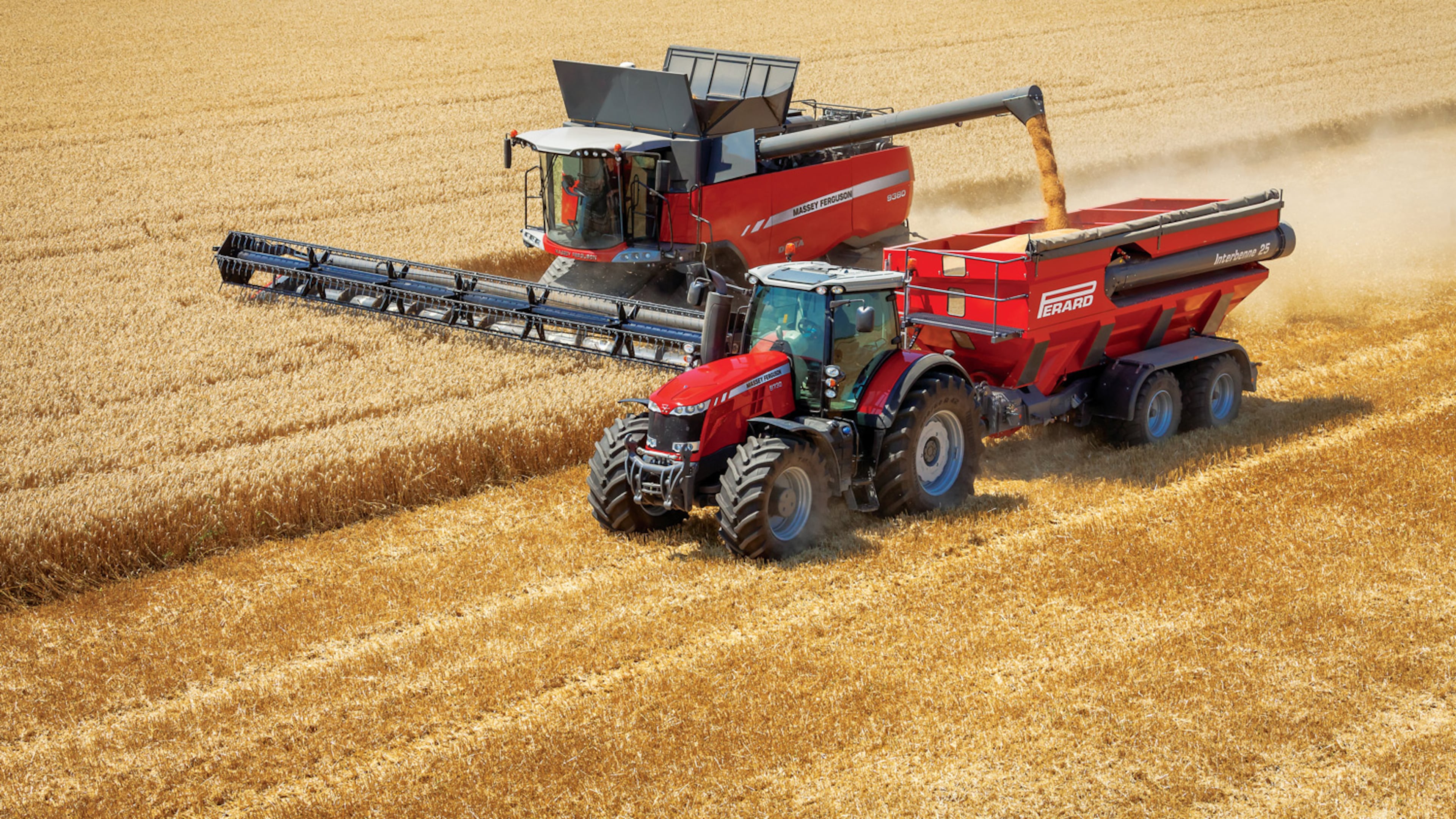 AGCO owns several subsidiaries that manufacture agricultural machinery. The Duluth-based company has more than 700 employees in Georgia and over 27,000 worldwide. (Courtesy of Massey Ferguson)