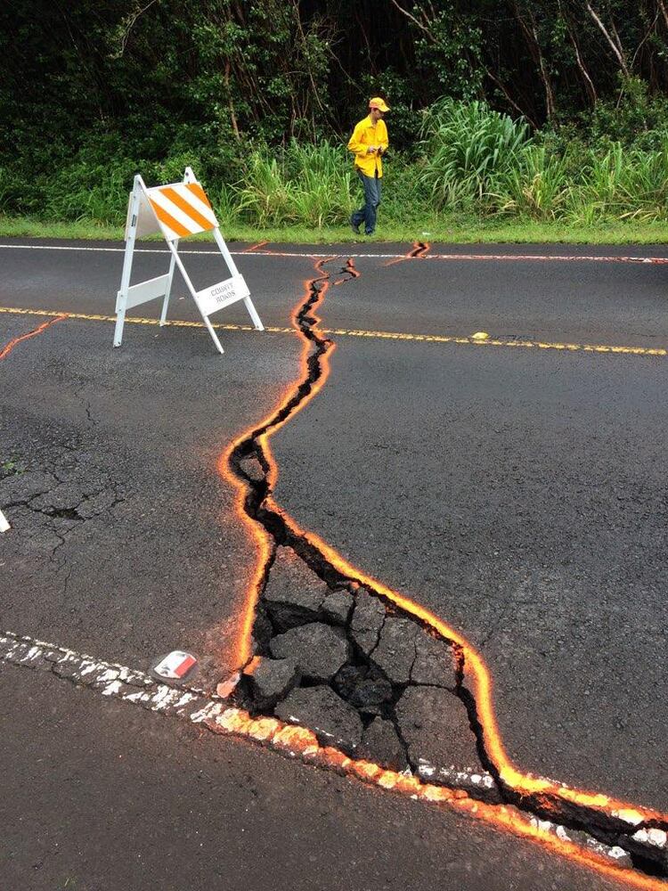 Photos: Hawaii volcano erupts