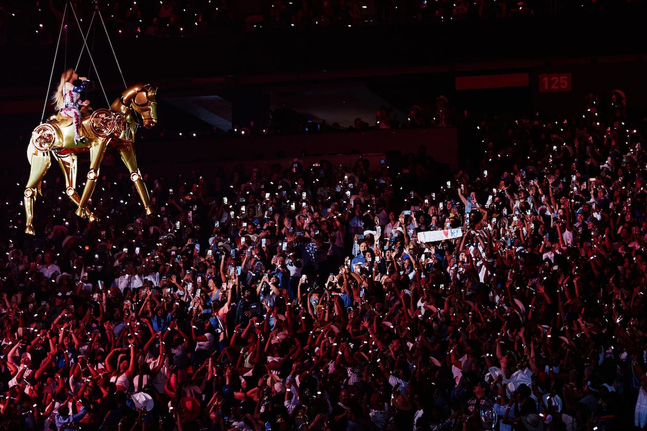 Beyoncé performed in Atlanta last July, days after some of her unreleased music and other items were stolen from a vehicle in a Krog Street parking deck, police said. On Tuesday, suspect Kelvin Evans pleaded guilty and was sentenced to two years in prison, court staff said. (Courtesy of Greg Noire 2025)