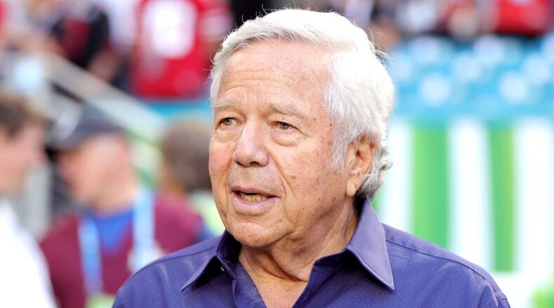 A federal judge in Florida has ordered the destruction of video that allegedly shows New England Patriots owner Robert Kraft paying for massage parlor sex, according to court documents. (AJC file photo)