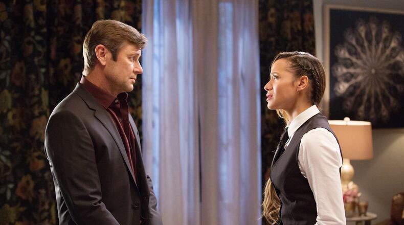 Grant Show and Dania Ramirez star in season 4 of Devious Maids, premiering Monday, June 6, at 9pm ET/PT on Lifetime. Photo by Bob Mahoney