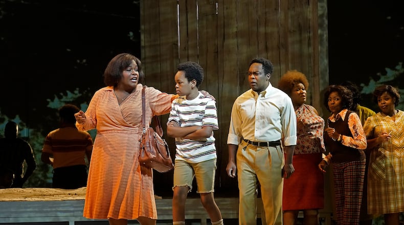 A scene from Terence Blanchard's opera "Fire Shut Up in My Bones," based on NYT columnist Charles Blow's eponymous memoir. Libretto by director and filmmaker Kasi Lemmons. Courtesy of Ken Howard