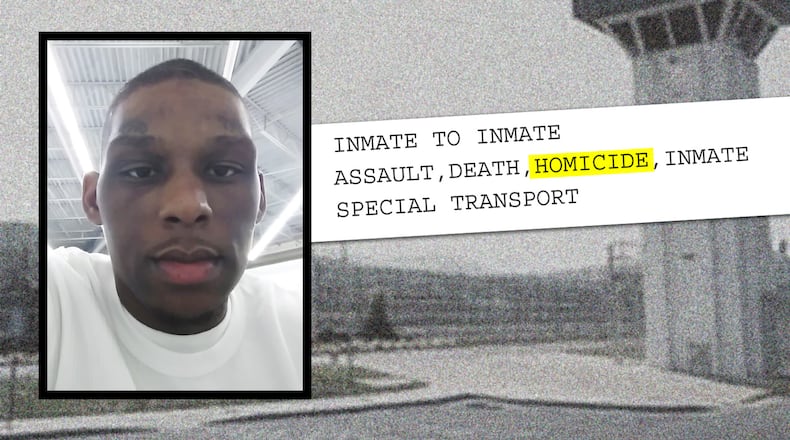 Jeremy Edward Price died on March 2, 2024, at Hays State Prison in what the GDC's incident report calls a homicide. However, the manner of his death was omitted from the agency's March mortality report. (Georgia Department of Corrections)