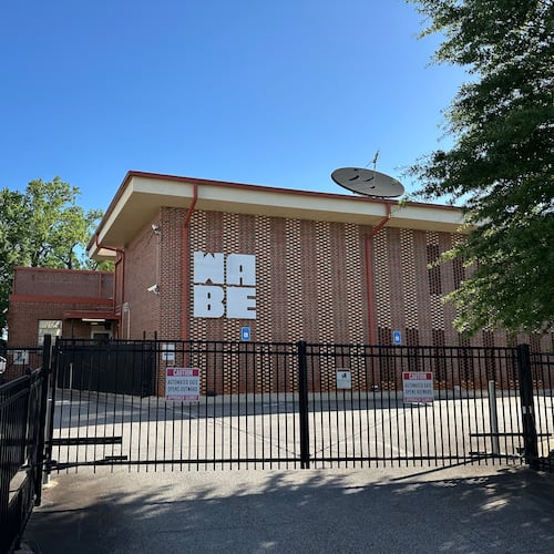 WABE has cut staff and programming to accommodate the loss of $1.9 million in annual funding from the Corporation of Public Broadcasting, which Congress defunded this month. (Rodney Ho/AJC 2025)