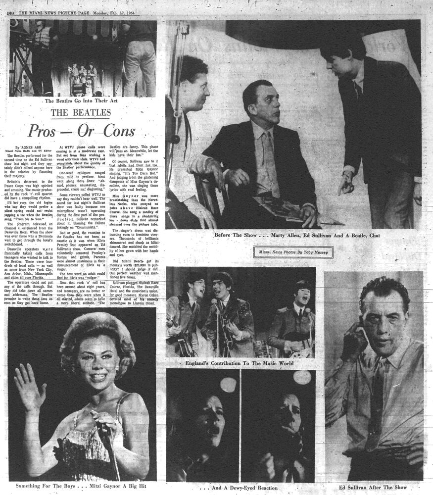 The Beatles visit Florida: Week of Feb. 16, 1964
