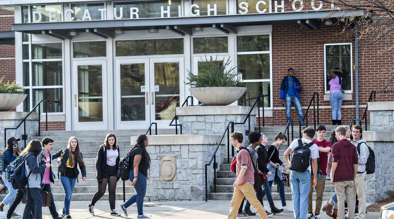 Decatur High School in December 2015. Jonathan Phillips / Special to the AJC