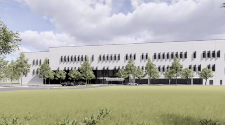 This is a rendering of a proposed data center campus by Microsoft in Union City.