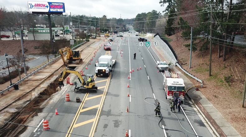 Sandy Springs recently approved a $399,478 contract with Gresham Smith Consulting Services, Inc. to conduct the Roswell Road Access Management Plan. (Courtesy City of Sandy Springs)