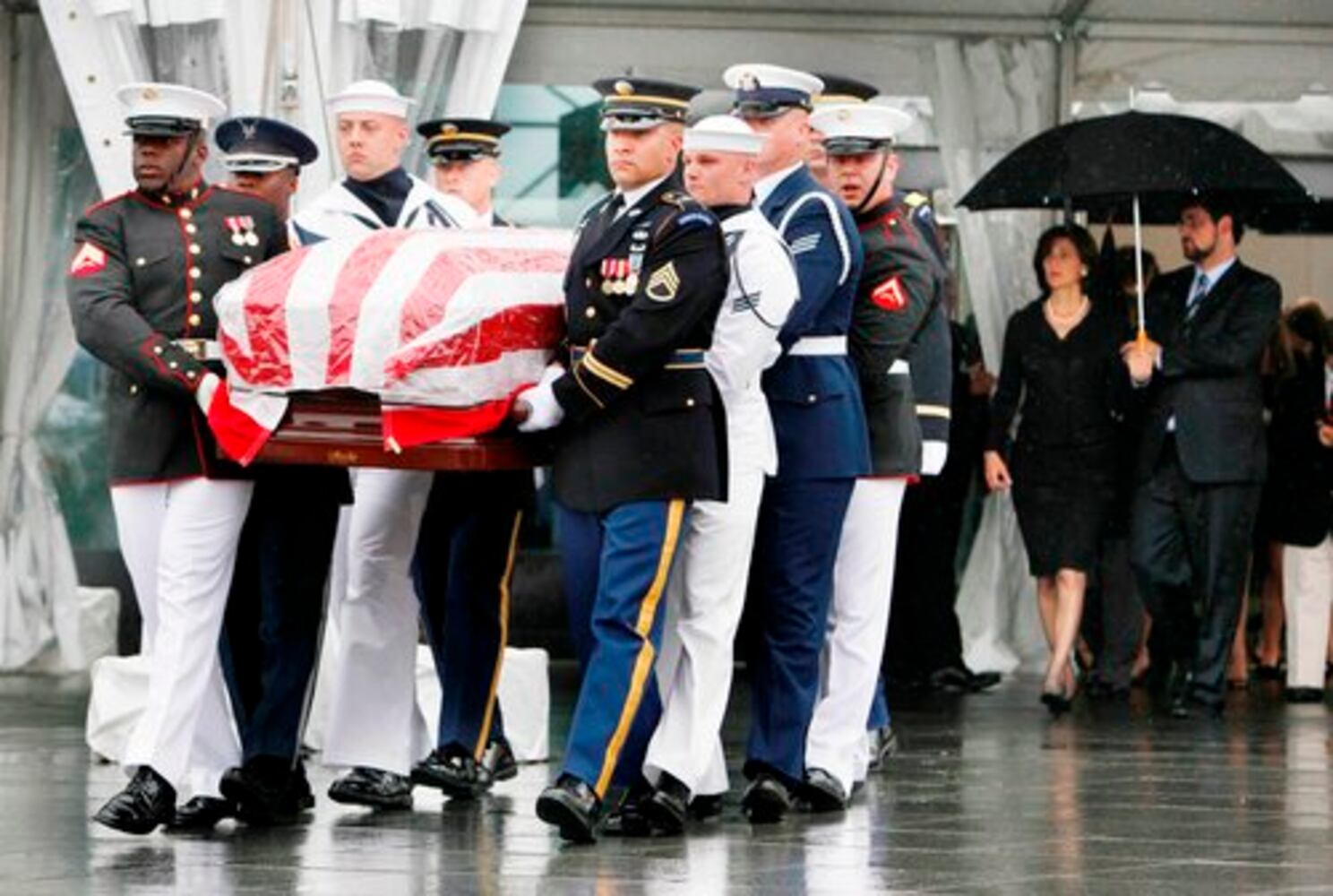 Sen. Ted Kennedy's funeral in Boston