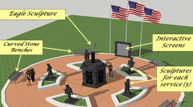 Peachtree Corners Veterans Monument Association is encouraging residents to buy a paver to honor veterans. Courtesy PCVMA