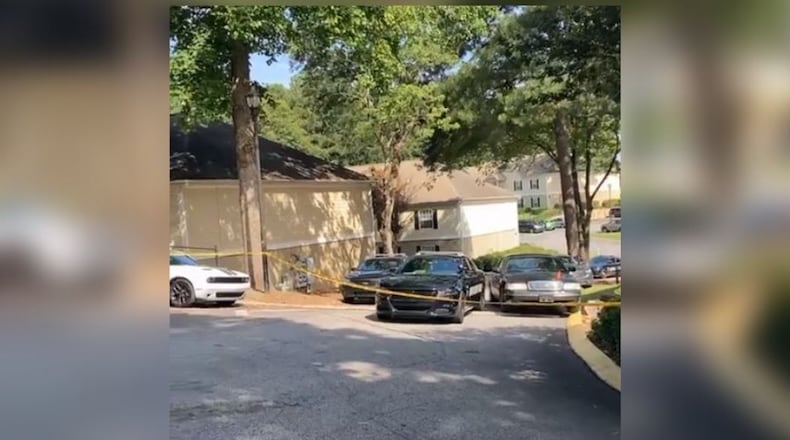 Clayton County officers took gunfire while responding to a domestic dispute call Wednesday morning, police said.