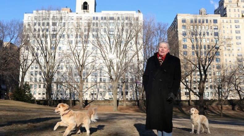 Richard Meen, who is judging Best in Show at this year's Westminster Dog Show, at Central Park in New York, Feb. 13, 2016. Dog shows in North America employ just one professional judge to evaluate best in show, and at Westminster on Tuesday, that responsibility will fall to Meen. (Yana Paskova/The New York Times)