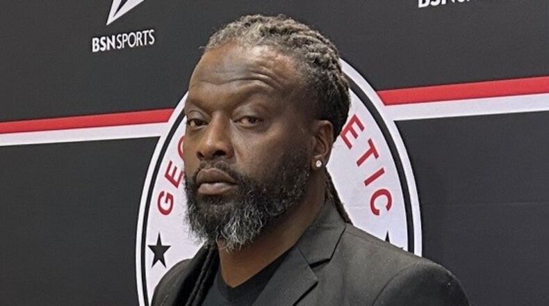 Spalding coach Carl Kearney was presented Georgia High School Football Daily's Class 4A coaches award for most improved winning team at the GACA Falcons Coaches Luncheon in Macon on Feb. 6.