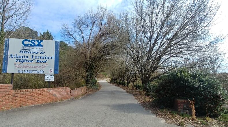 CSX wants to sell the former Tilford Yard railroad property on the Westside of Atlanta. (Andy Peters / andy.peters@ajc.com)