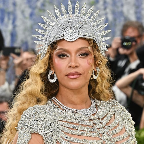 Beyoncé arrives at The Metropolitan Museum of Art's Costume Institute benefit gala celebrating the opening of the "Costume Art" exhibition on Monday, May 4, 2026, in New York. (Photo by Evan Agostini/Invision/AP)