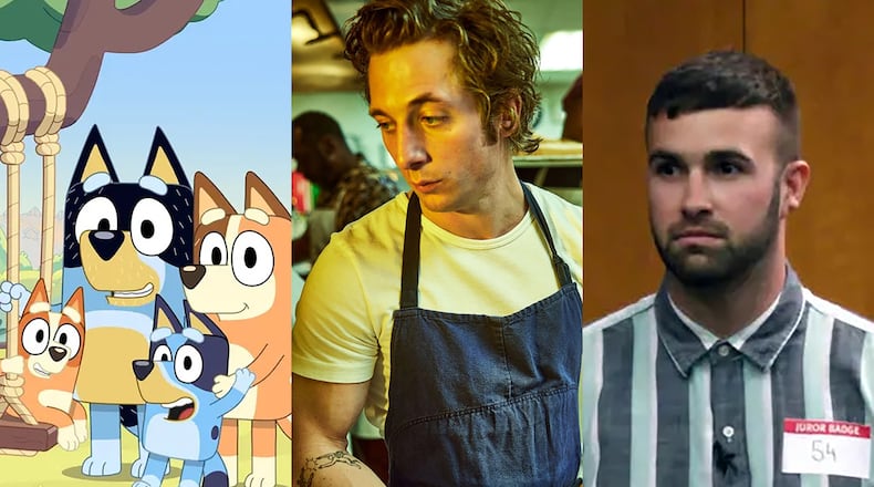 Peabody winners in 2024 include "Bluey," "The Bear" and "Jury Duty." PUBLICITY PHOTOS