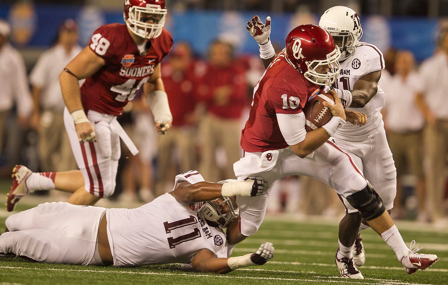 Texas A&M 41, Oklahoma 13