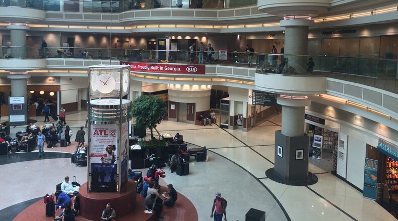 Hartsfield-Jackson domestic terminal atrium