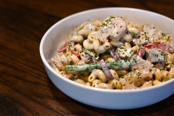 A jerk Alfredo sauce brings Haitian flavors to Rasta pasta at Zeke's Kitchen and Bar in Smyrna. Courtesy of Zeke's Kitchen and Bar