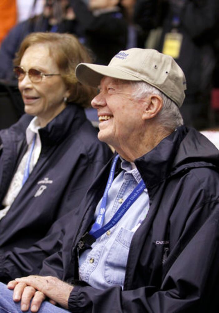 Jimmy Carter building houses in D.C.