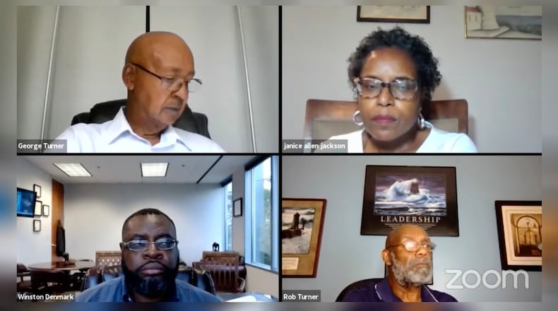 This is a screenshot from the City of Stonecrest's meeting on May 28.