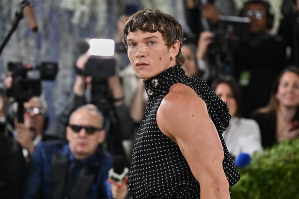 Connor Storrie, shown here arriving to the Met Gala on Monday in New York, is set to shoot “Turpentine” in Atlanta over the next two months. (Evan Agostini/Invision/AP)