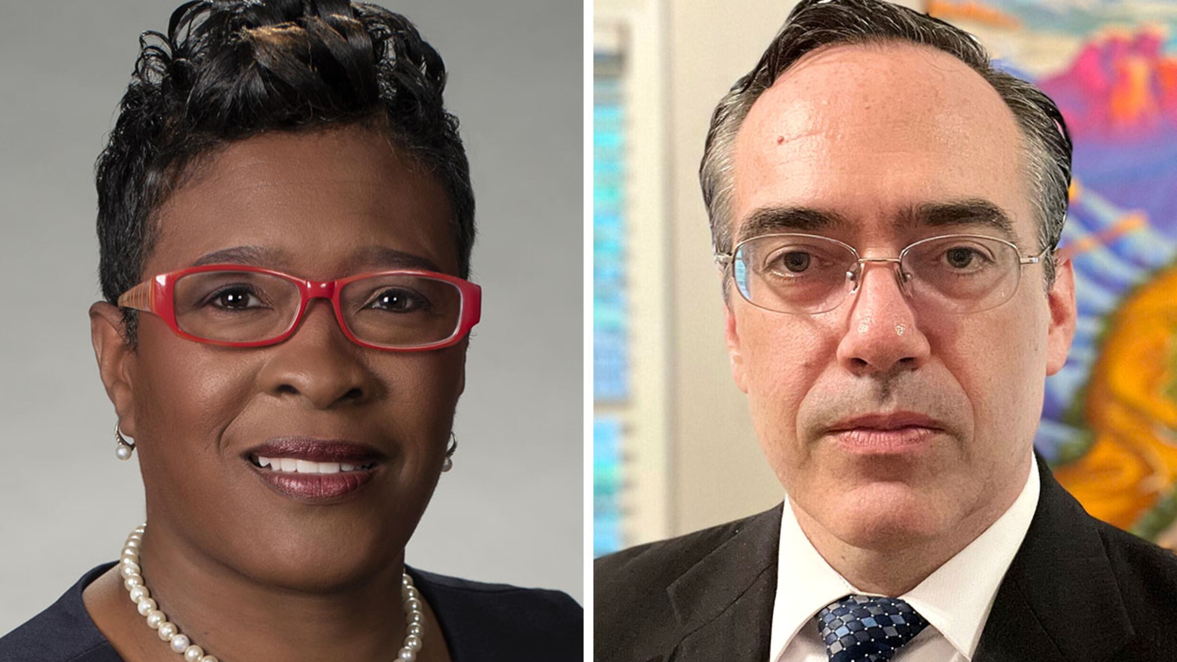 Democrats Keisha Sean Waites and Peter Hubbard are facing a runoff election this month. They are vying for a seat on the Georgia Public Service Commission. (Special to the AJC)