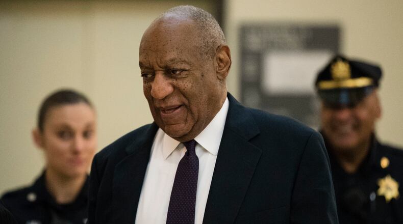 Bill Cosby walks to the courtroom during his sexual assault trial at the Montgomery County Courthouse in Norristown, Pa., Tuesday, June 6, 2017. (AP Photo/Matt Rourke, Pool)