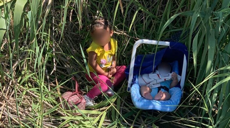A 2-year-old girl and her 3-month-old brother from Honduras were discovered abandoned this week along the U.S.-Mexico border at the Rio Grande near Eagle Pass, Texas, according to reports citing U.S. Border Patrol agents.
Both children are currently in federal custody at the Border Patrol’s processing facility in Uvalde, Texas, where they were said to be in good condition, NPR reported.