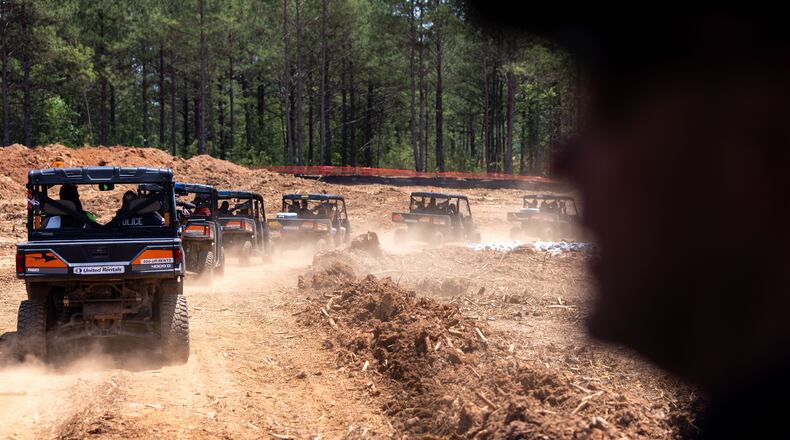 The Atlanta Police Department and Atlanta Fire Rescue hosted a media tour of the Atlanta Public Safety Training Center Site in Atlanta on Friday, May 26, 2023. (Arvin Temkar/The Atlanta Journal-Constitution/TNS)