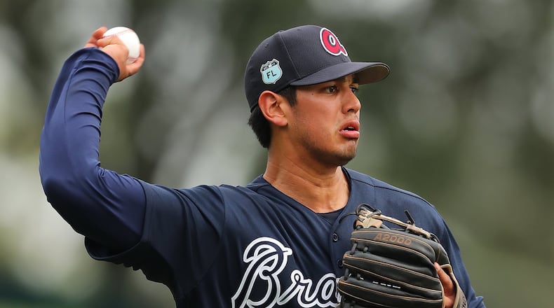 Third-base prospect Rio Ruiz has dropped more than 30 pounds in 16 months and is coming off a strong season at Triple-A Gwinnett. (Curtis Compton/ccompton@ajc.com)