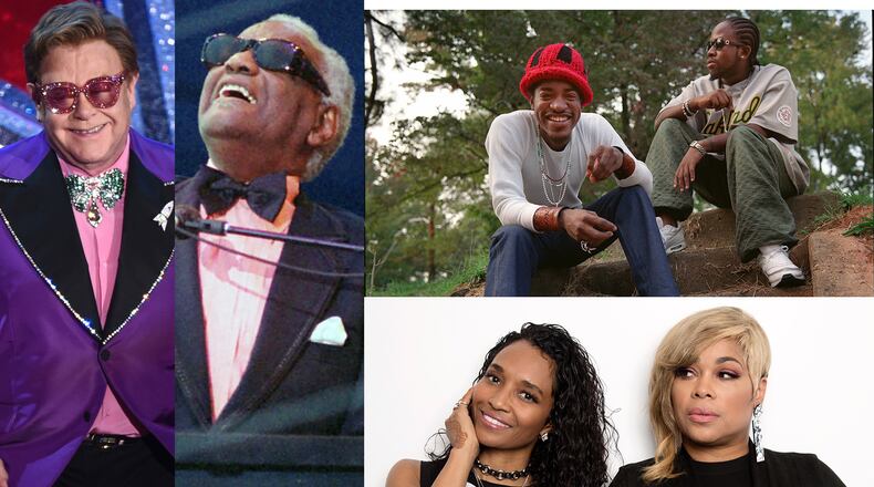The Rolling Stone's latest top 500 songs of all time in the rock era features several acts with Georgia ties including Elton John, Ray Charles, Outkast and TLC. CR: AP, AJC