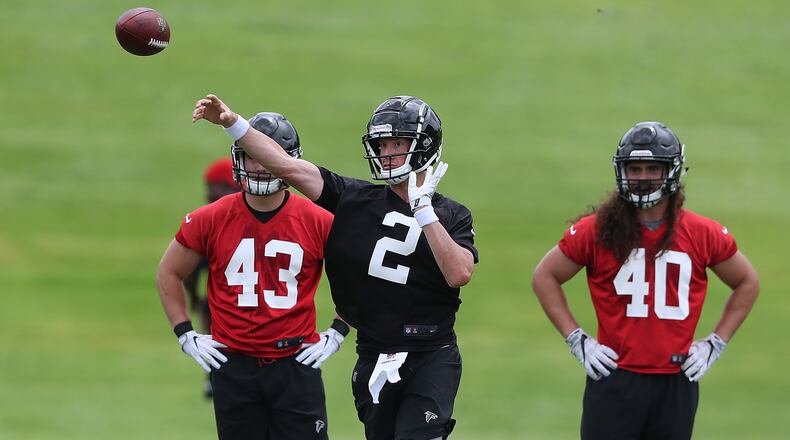 Matt Ryan was not without others to throw to during Wednesday's OTA in Flowery Branch.