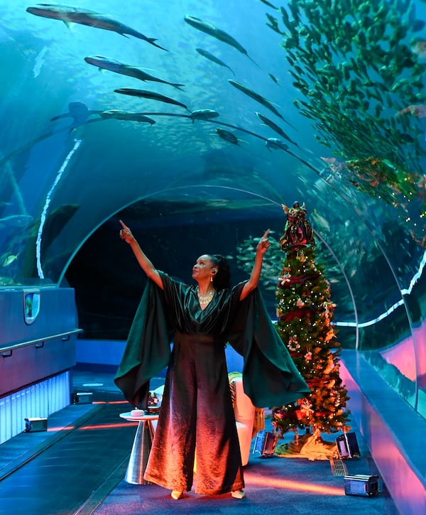 The Georgia Aquarium is one of the local destinations featured in the Alliance's "A Very Terry Christmas," a streaming holiday musical with Terry Burrell.
Courtesy of Greg Mooney