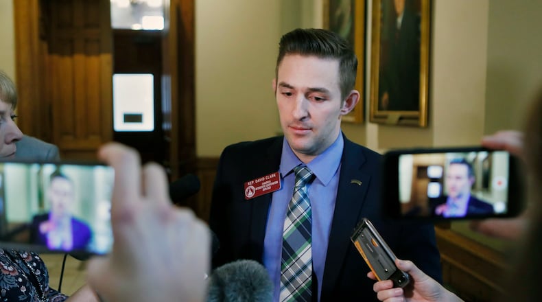 State Rep. David Clark, R - Buford, who introduced a a resolution calling for Georgia House Speaker David Ralston to resign over his use of power to delay cases of defendants accused of crimes. Bob Andres, bandres@ajc.com