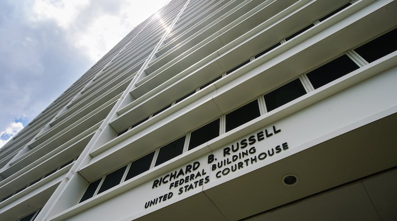 The Richard B. Russell Federal Building, which contains the Atlanta DEA offices, is seen on Wednesday, August 5, 2020, in Atlanta. (Elijah Nouvelage for The Atlanta Journal-Constitution)