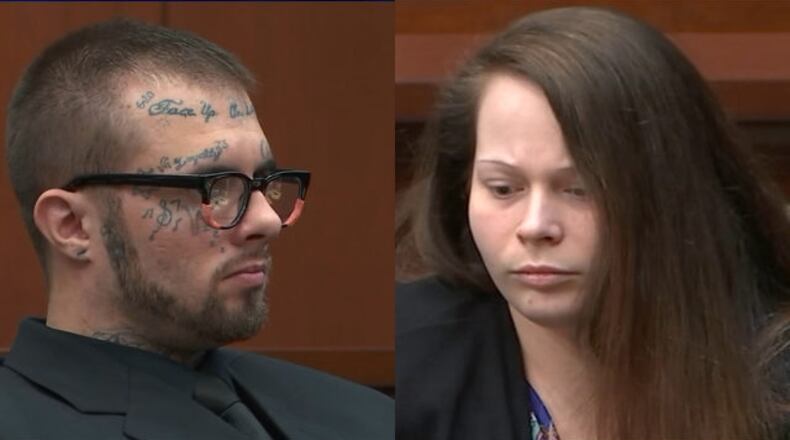 <p>Christopher McNabb and Courtney Bell</p> <p>Caliyah McNabb was reported missing from Covington. Her parents were brough in for questioning. </p>