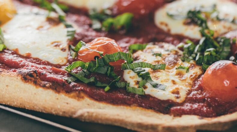 Pizza at Slim & Husky's